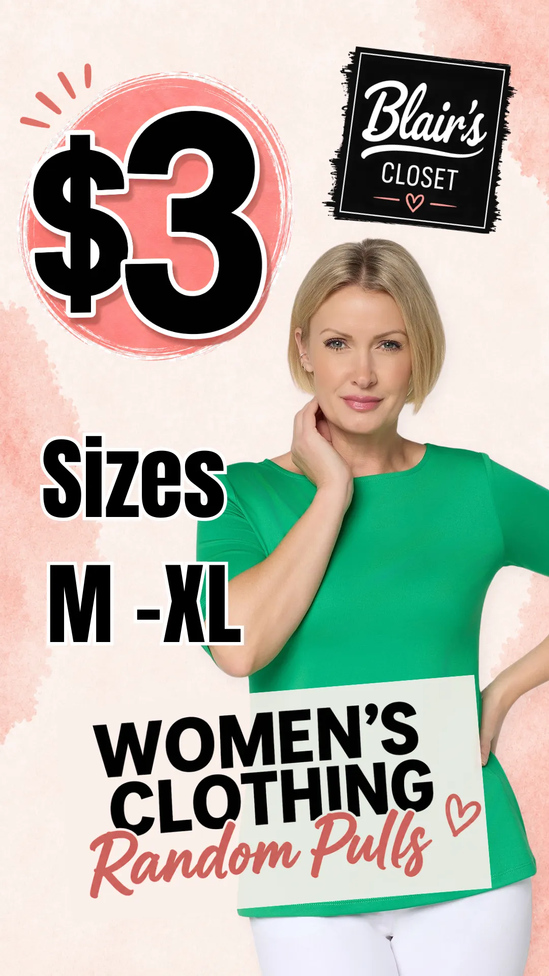  $3 Starts! QVC Random Pulls | Sizes M–XL