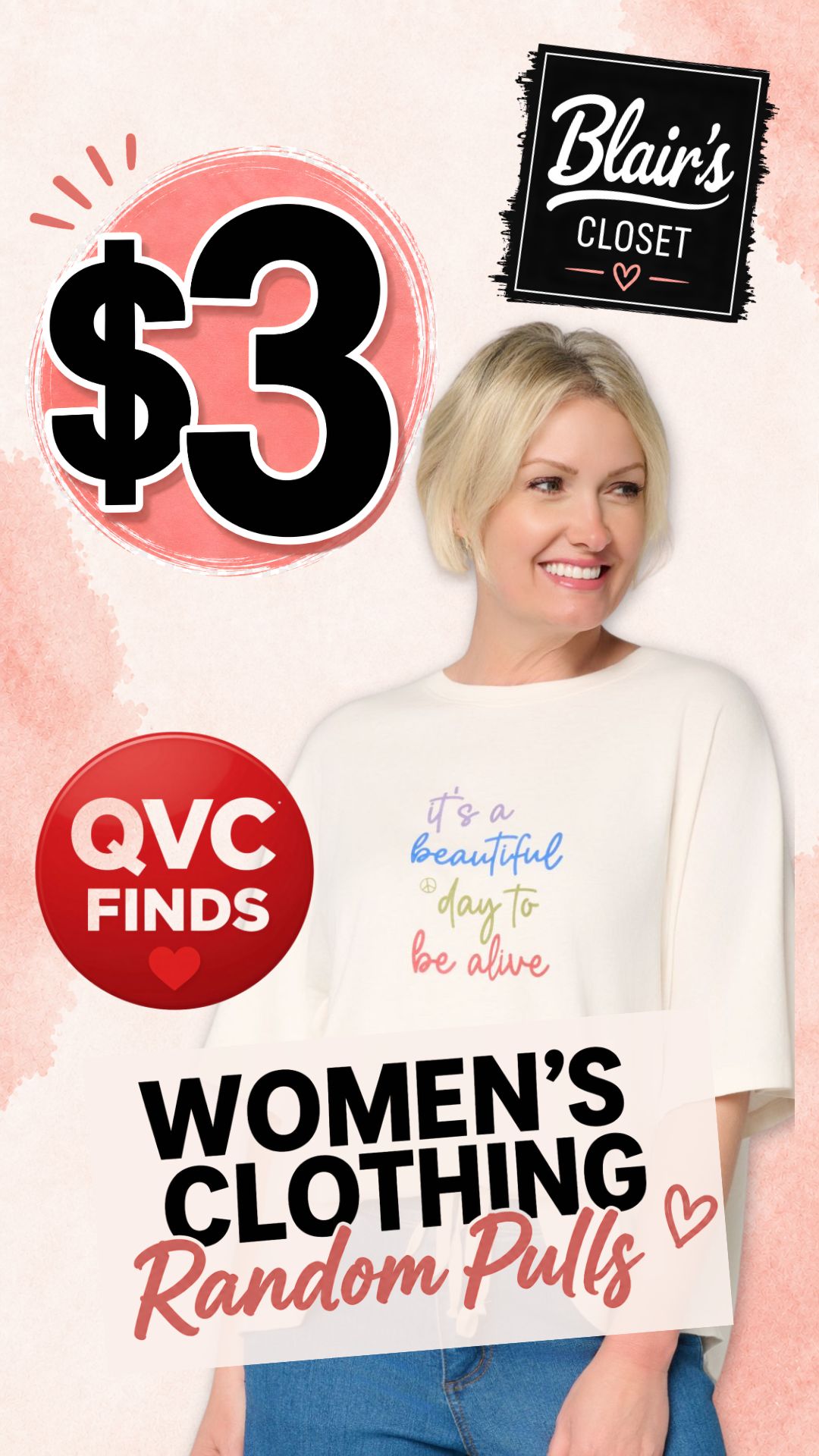 $3 Starts! Women’s Tops Random Pulls