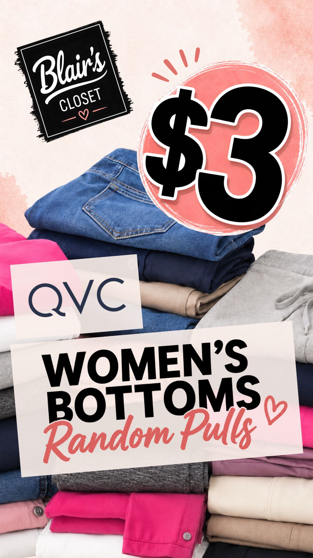 QVC Women’s Bottoms Random Pulls — $3 Starts